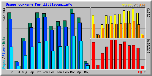 Usage summary for littlegun.info